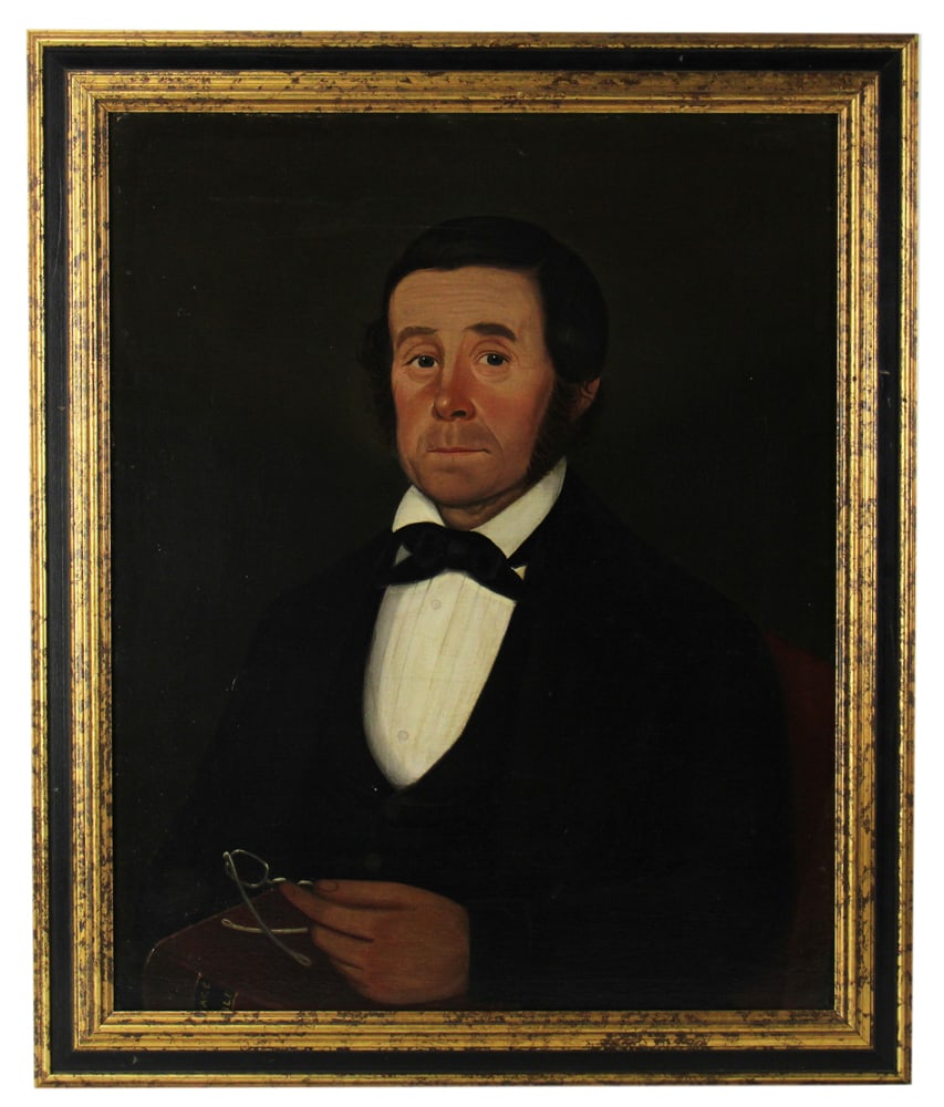 19thC Portrait of Gentleman, Oil on Canvas (1 of 5)