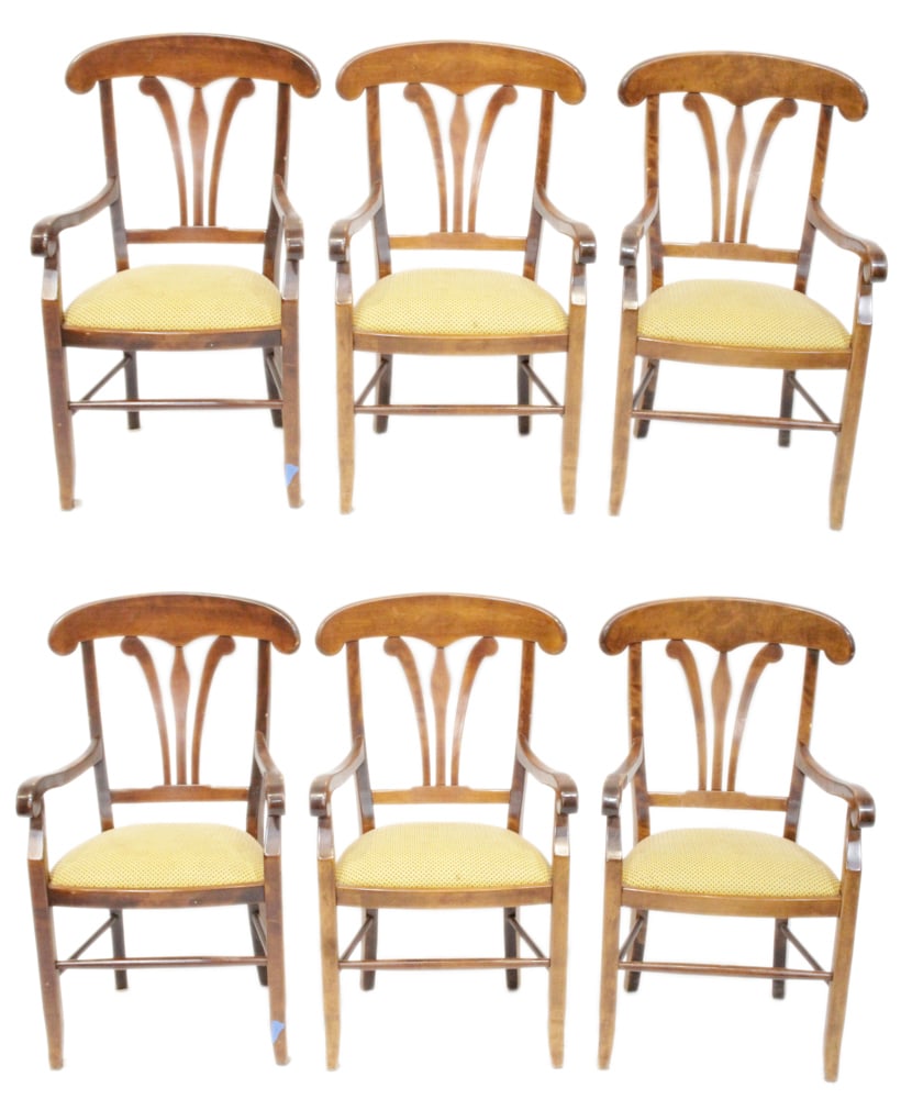 French-style Mahogany Dining Chairs (1 of 10)