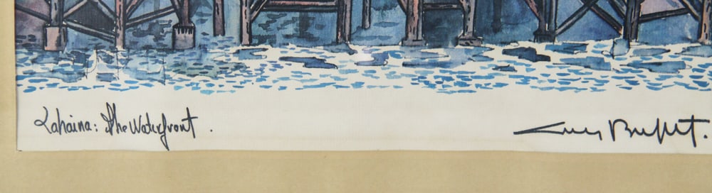 Guy Buffet, "Lahaina: The Waterfront" - 3