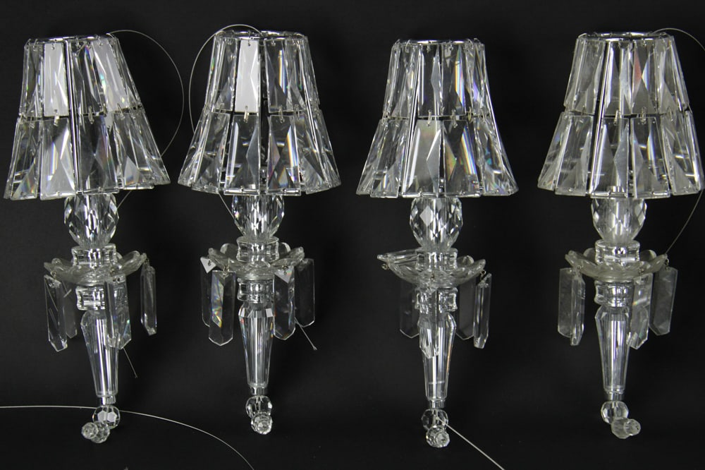 Cut Crystal Sconces - 2