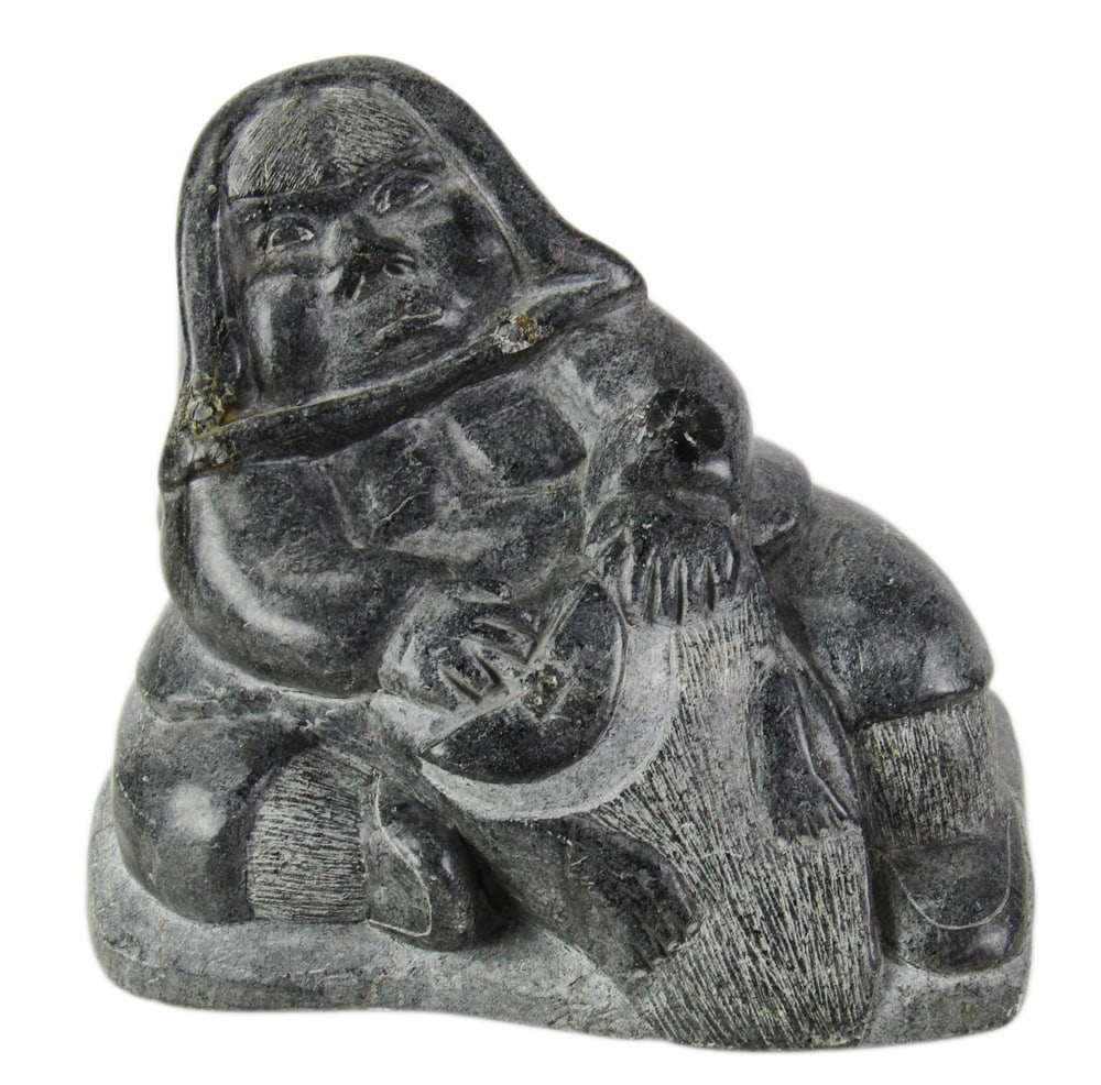 Inuit Sculpture, Inscribed Inuktitut (1 of 7)