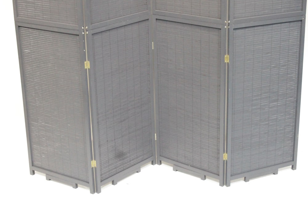 Four-Panel Wood Slat Screen - 3