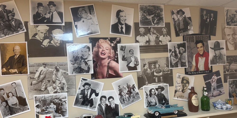 Group of 1950s-1970s Movie Star Photos: Group of (31) movie star photos from 1950s-1970s, Lucille Ball, The Three Stooges, The Lone Ranger, etc., 8" x 10" photos. Provenance: Danvers, Massachusetts collection.