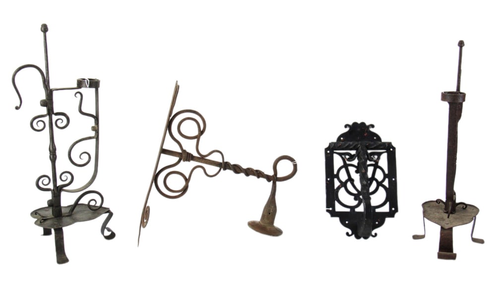 Collection of Antique Wrought Iron Pieces (1 of 6)