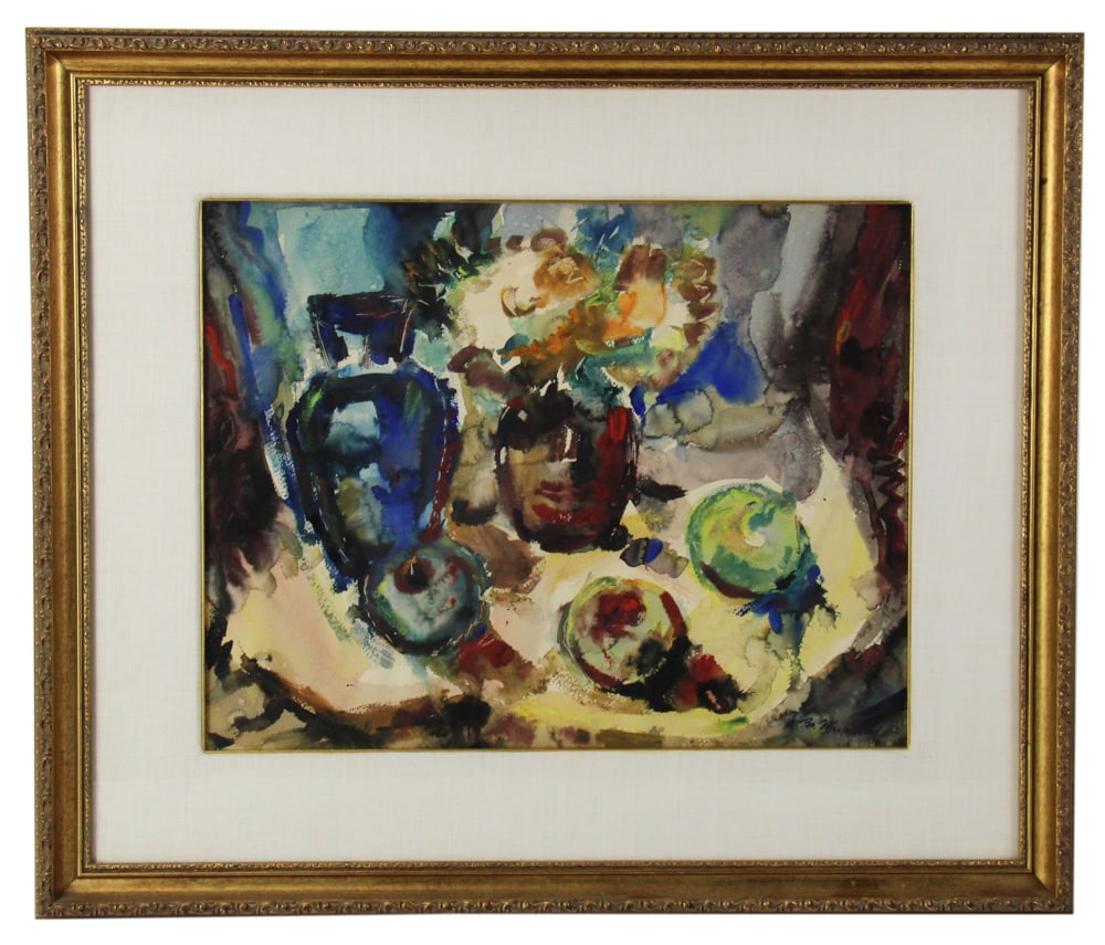 Abstract Still Life, Watercolor (1 of 5)