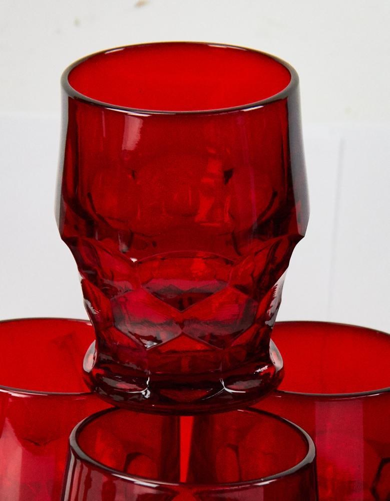 Collection of Ruby Glass - 5