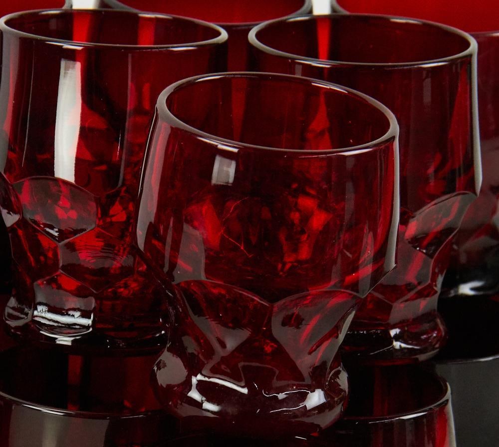 Collection of Ruby Glass - 7