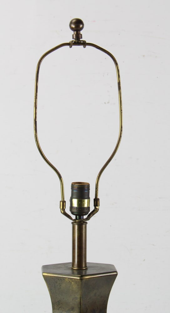 Mid-century Solid Finished Brass Table Lamp - 2