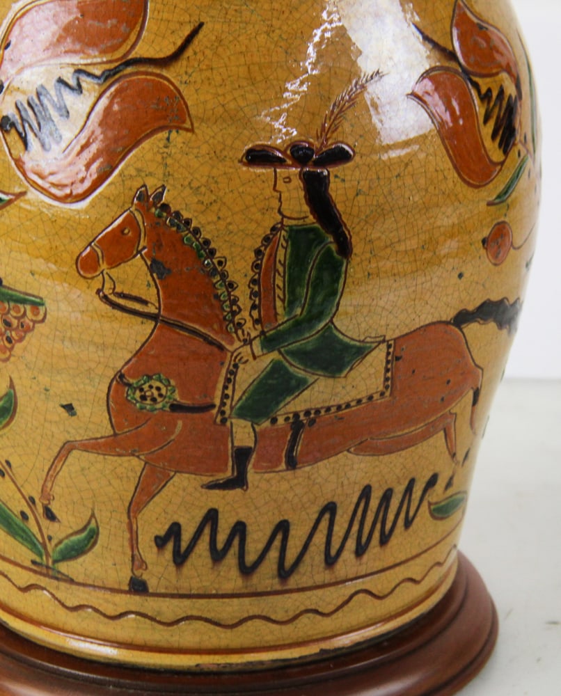 Greg Shooner Redware Table Lamp - 3