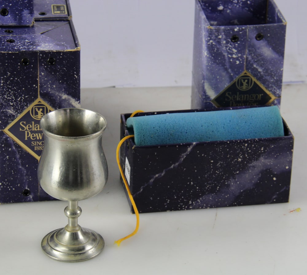 Selanger Pewter Goblets in Box - 3