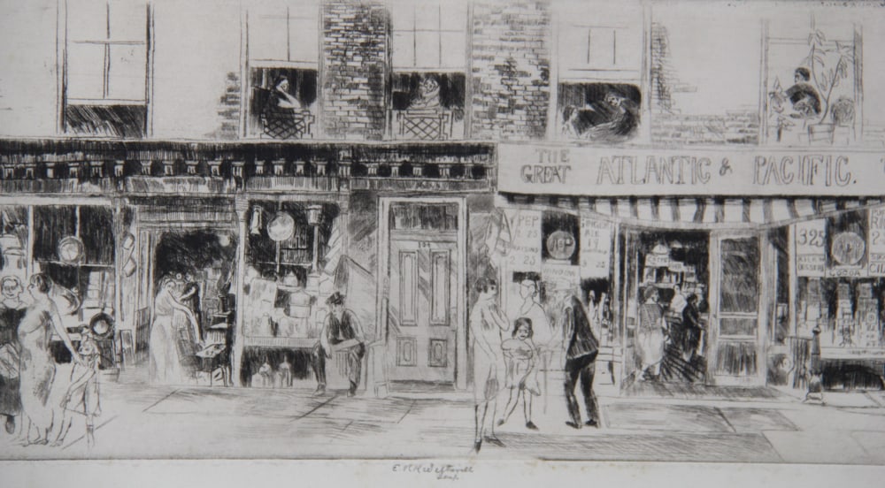 Street Scene, Etching - 3