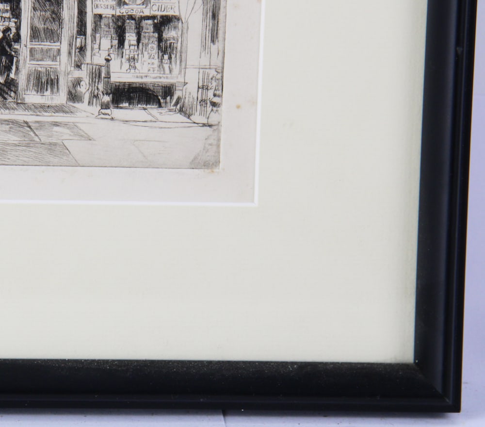 Street Scene, Etching - 4