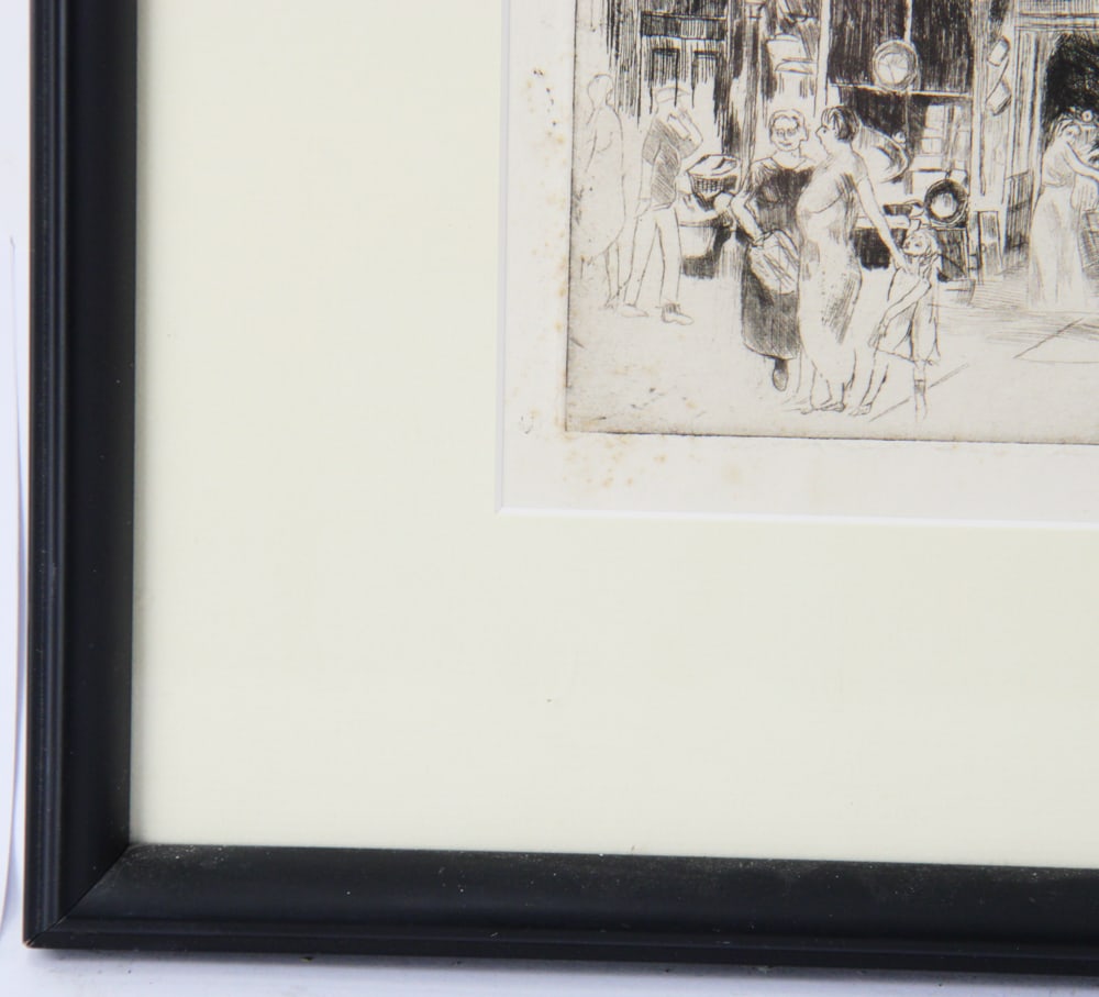 Street Scene, Etching - 5