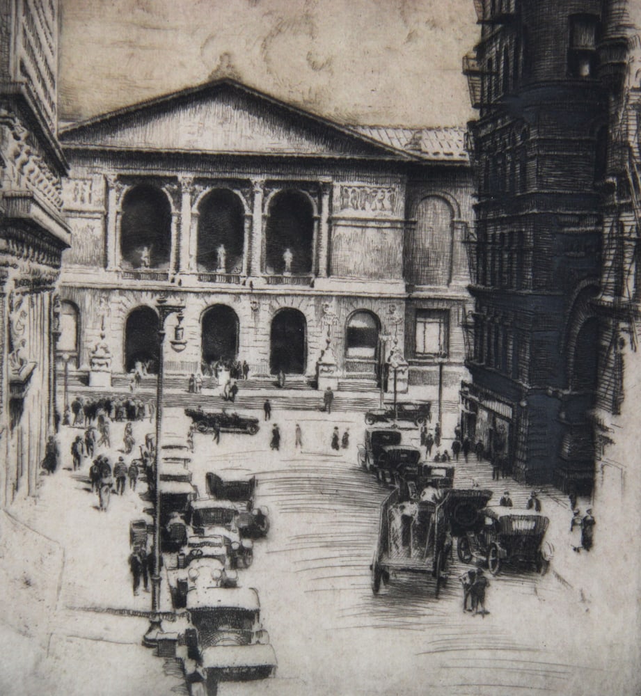 Street Scene, Etching - 3