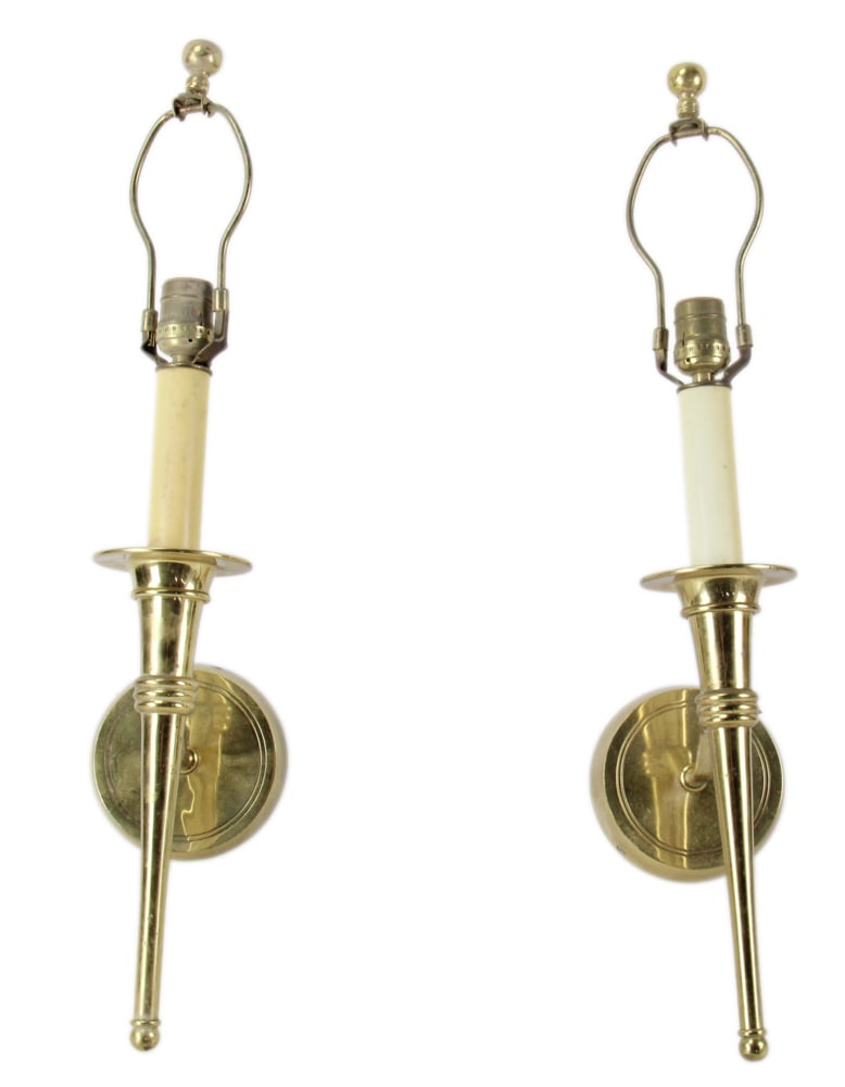 English-style Brass Trumpet Wall Sconces (1 of 7)