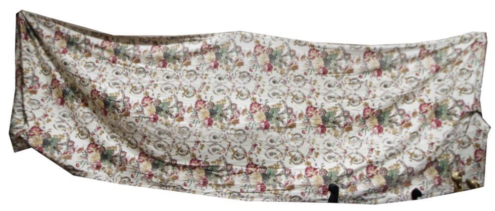 Pair of Floral Drapes, Lined (1 of 4)