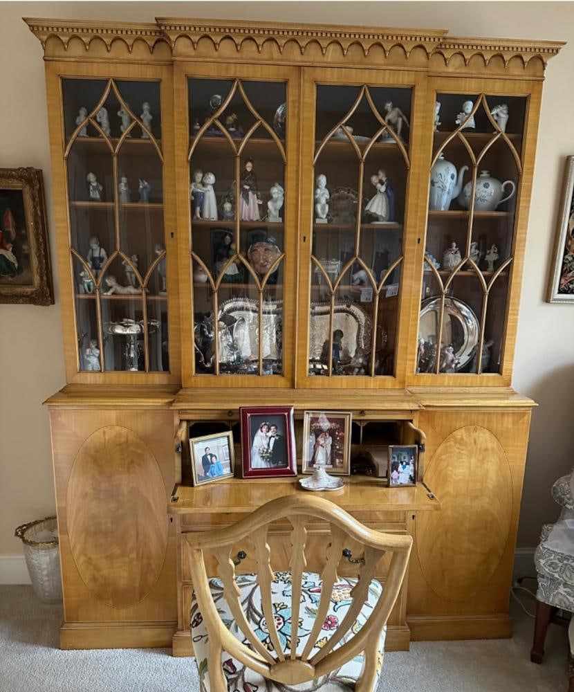 English Vintage Mahogany Breakfront, Sacks Furniture Co (1 of 1)