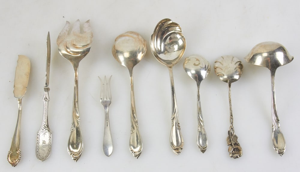 Assorted Sterling Serving Pieces - 4