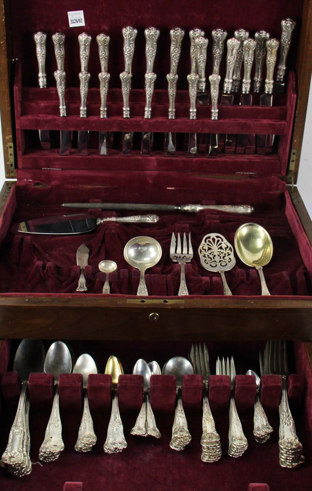 Birks Sterling "Kings" Pattern Flatware Set - 4