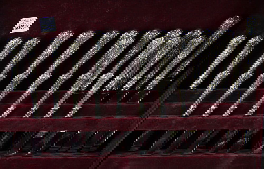 Birks Sterling "Kings" Pattern Flatware Set - 5