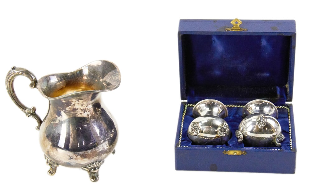 Sterling Creamer, Sterling Salt and Pepper Set (1 of 15)