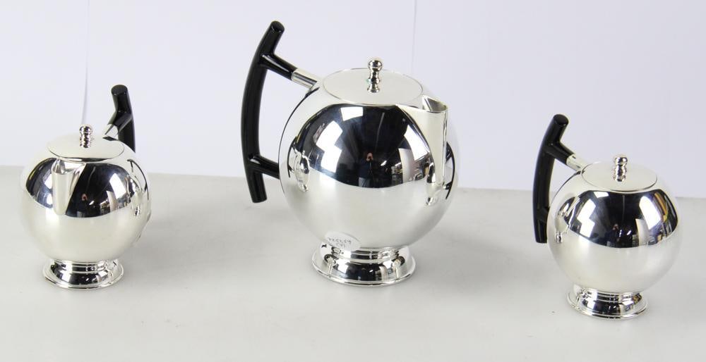 Wallace Sterling 3-Piece Tea Set - 5