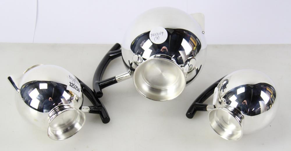 Wallace Sterling 3-Piece Tea Set - 7
