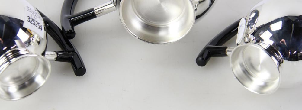 Wallace Sterling 3-Piece Tea Set - 8