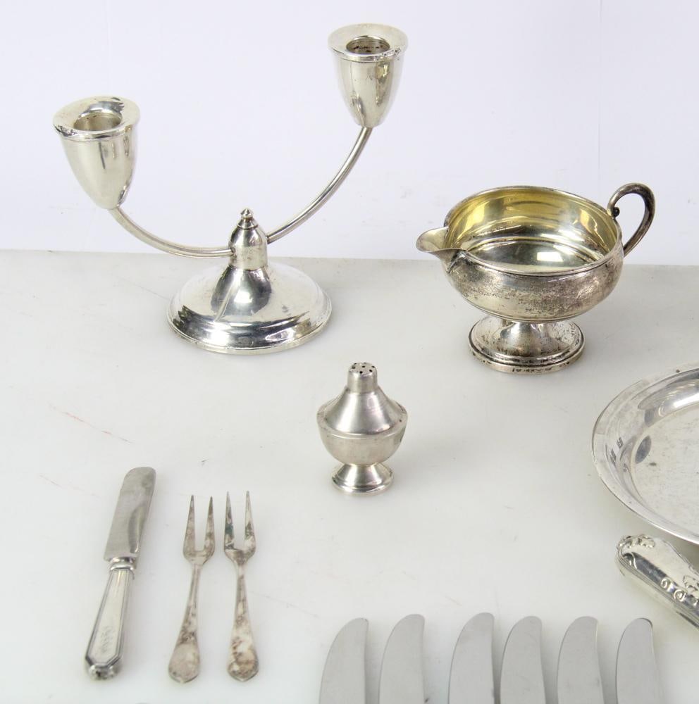 Sterling Silver Collection, Flatware, Compote, etc. - 2