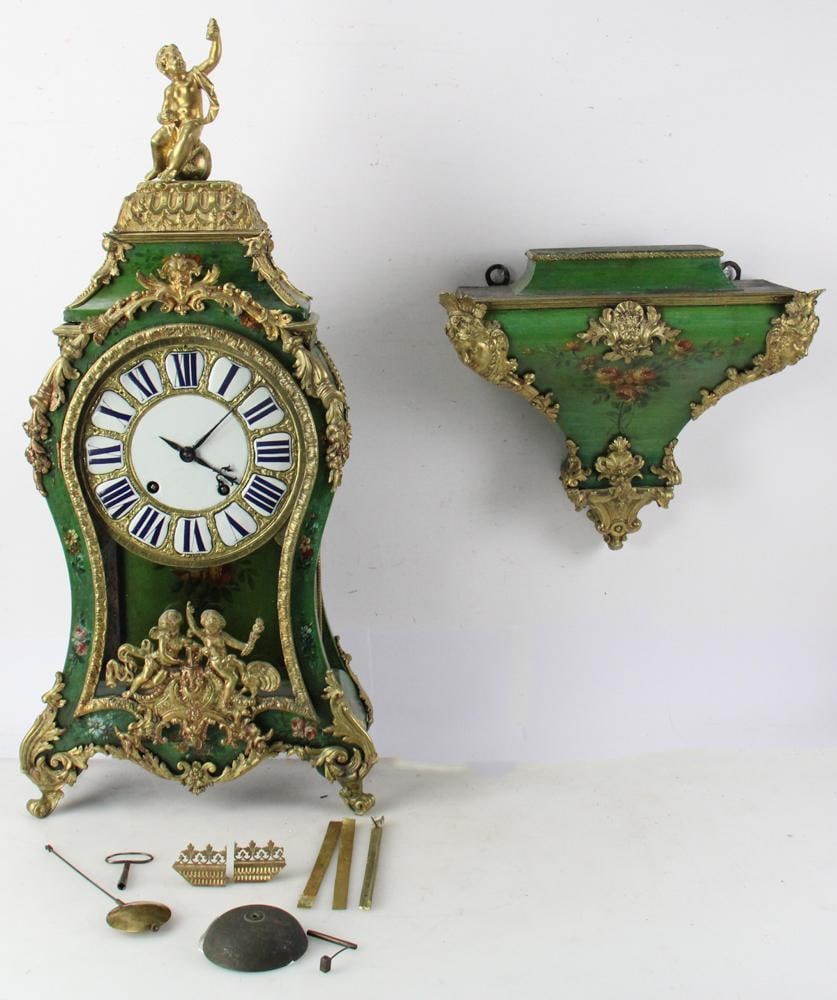 Rare Louis XV Period Large Wall Bracket Clock (1 of 14)