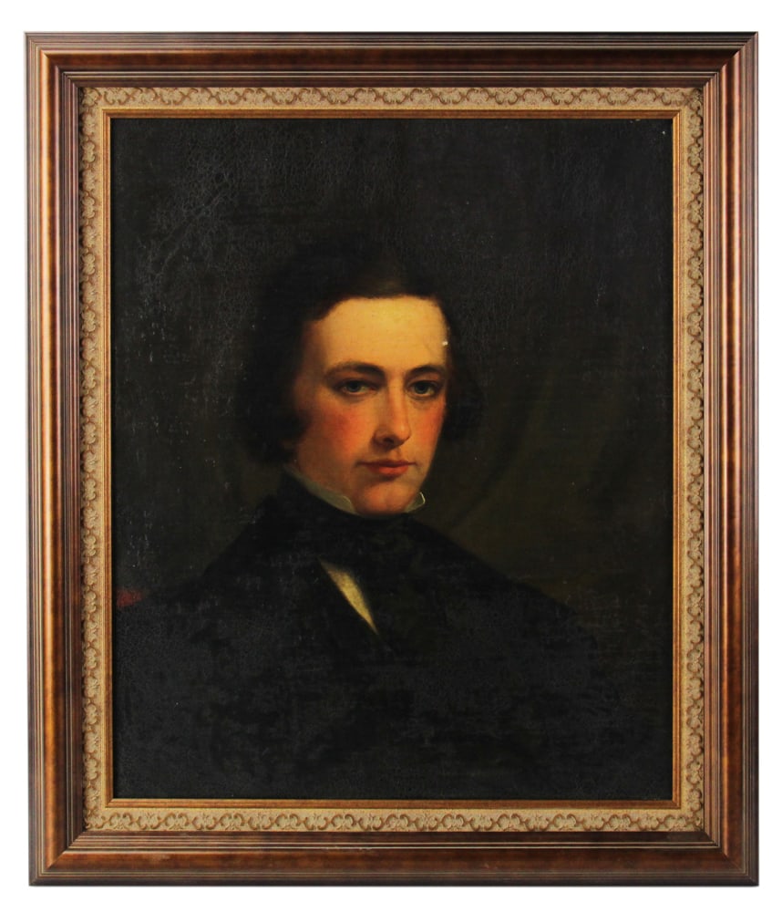 19thC Portrait of Gentleman, Oil on Canvas (1 of 6)