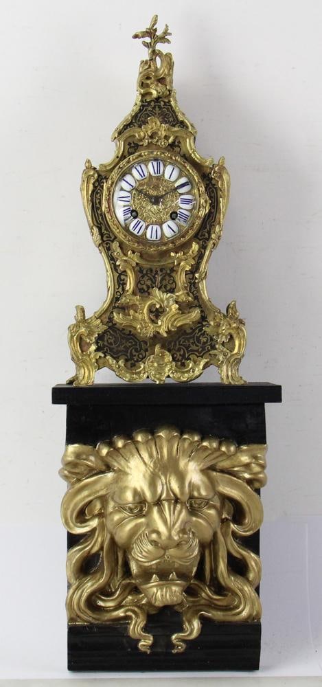 C1870 French Napoleon III Boulle Wall Clock (1 of 11)