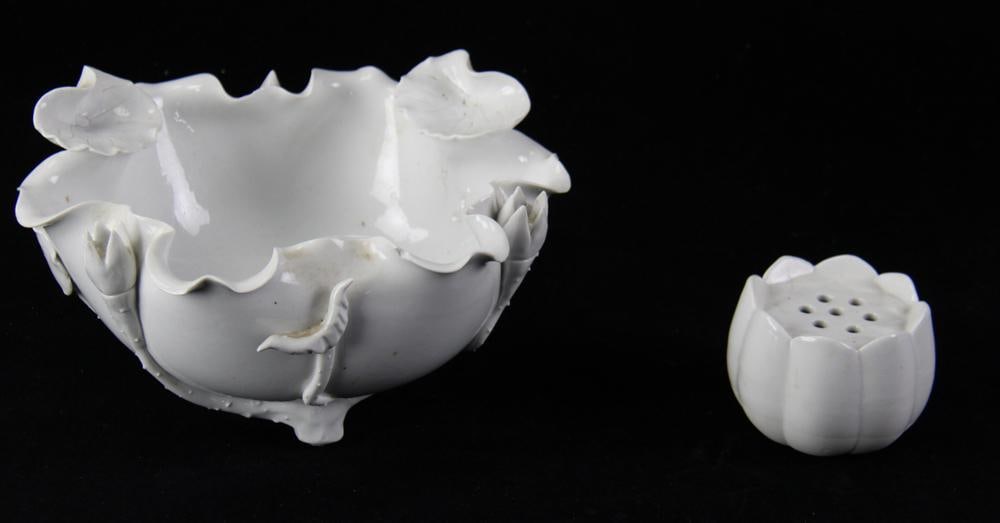 Chinese Blanc-de-Chine Lotus Bowl (1 of 8)