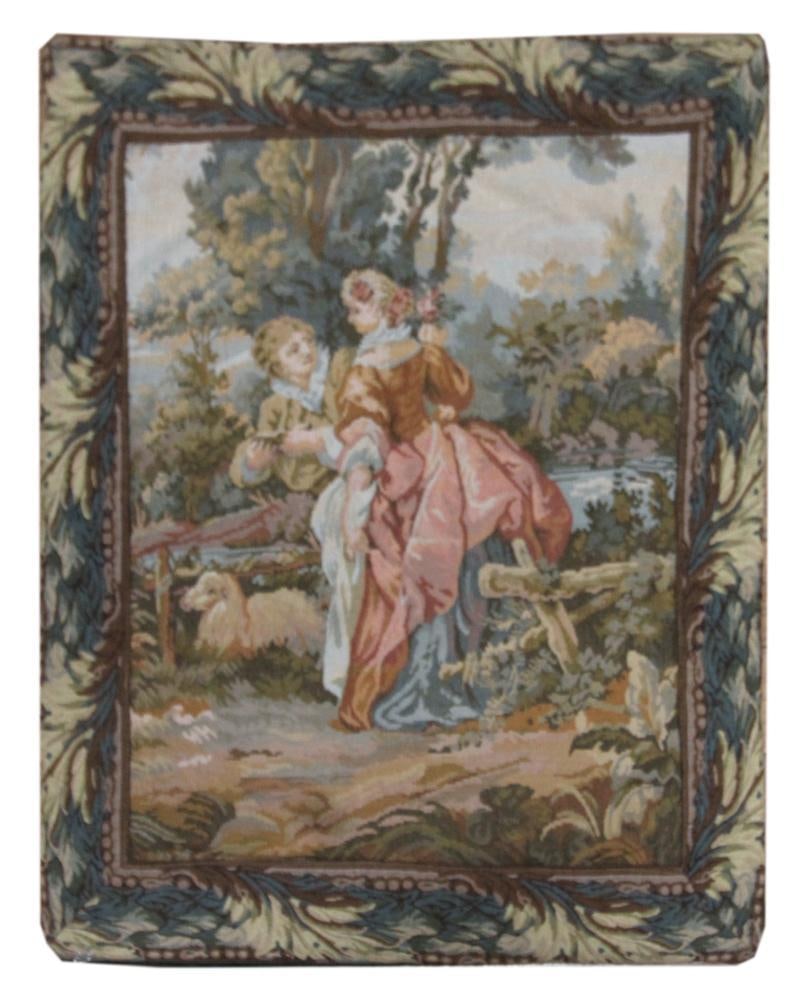 Tapestry, French Courting Scene (1 of 5)