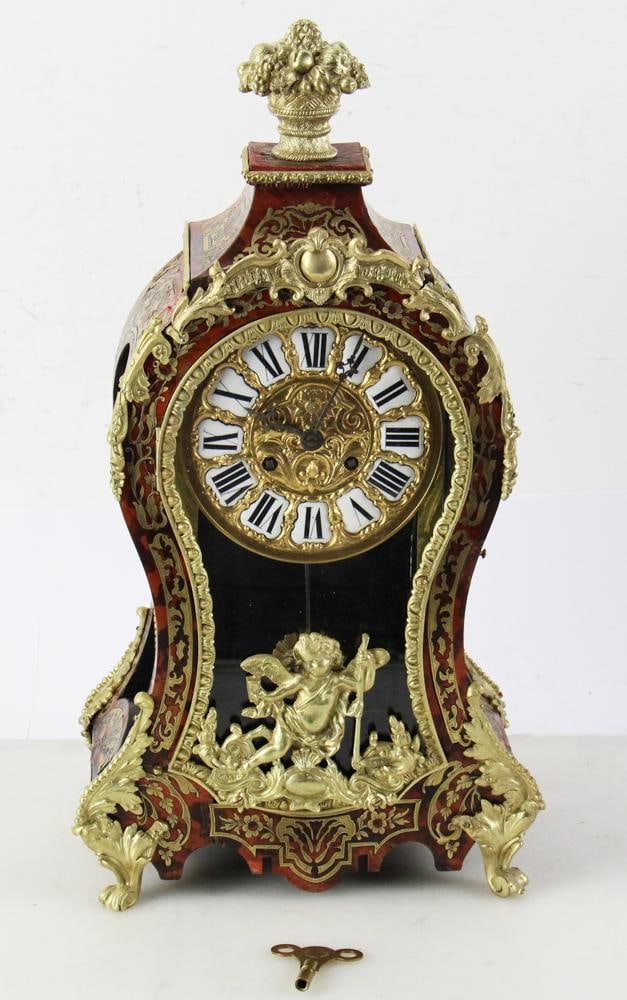 19thC French Louis XV Style Balloon-shaped Clock (1 of 7)