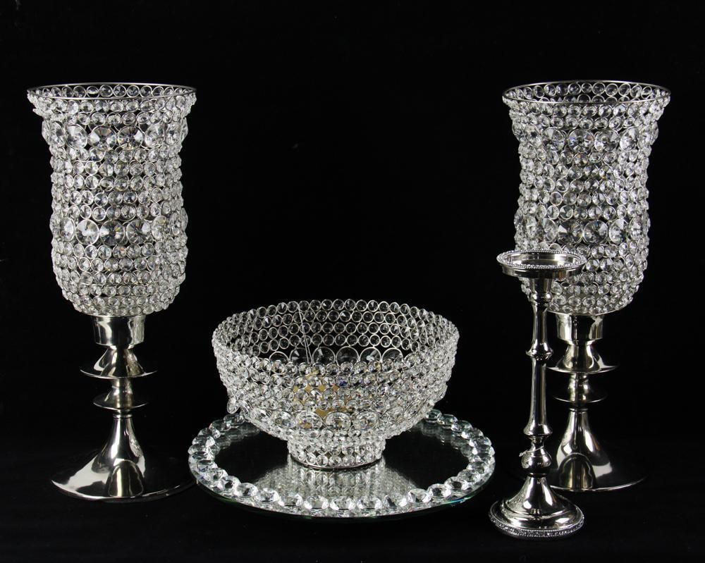 Five-piece Set, Table, Candlestick, Bowl, Hurricanes (1 of 8)
