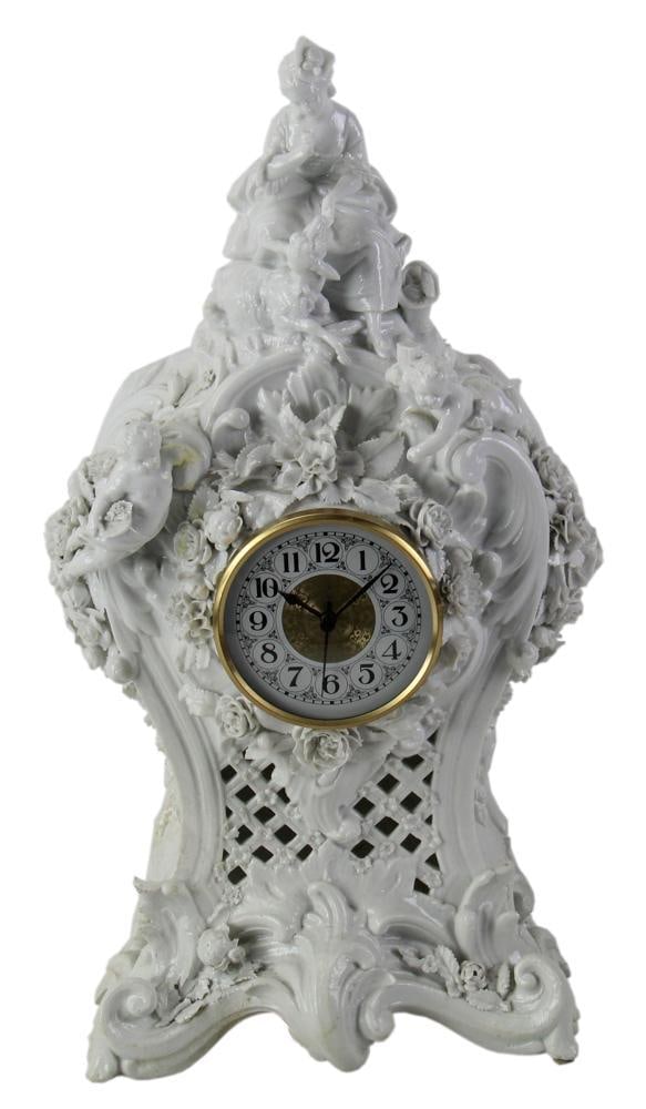 19thC Large Blanc-de-Chine Porcelain Clock (1 of 7)