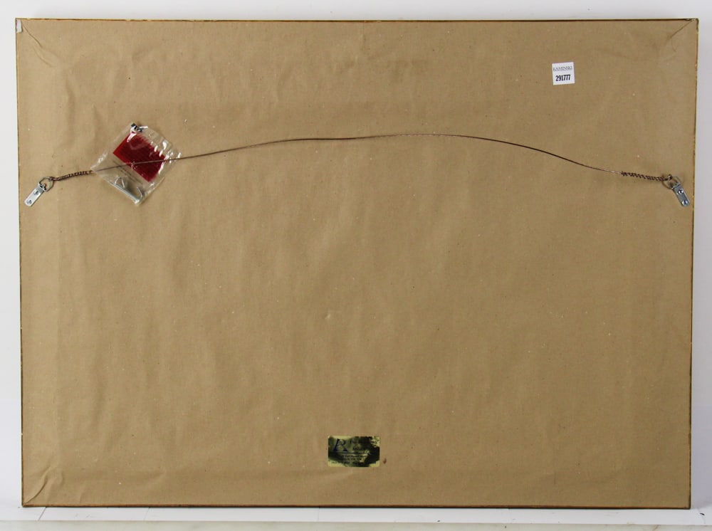 Mid-19thC Needlework Depicting Lovers Under Tree - 5