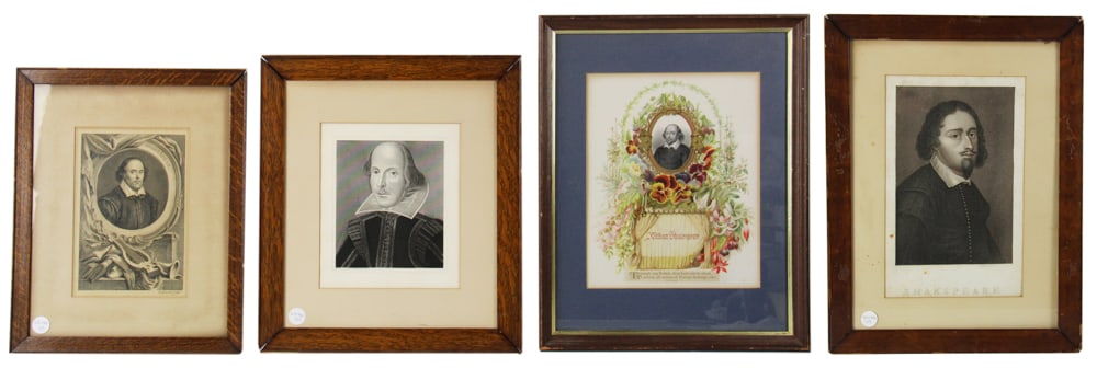 Group of Framed Portraits of Shakespeare (1 of 11)