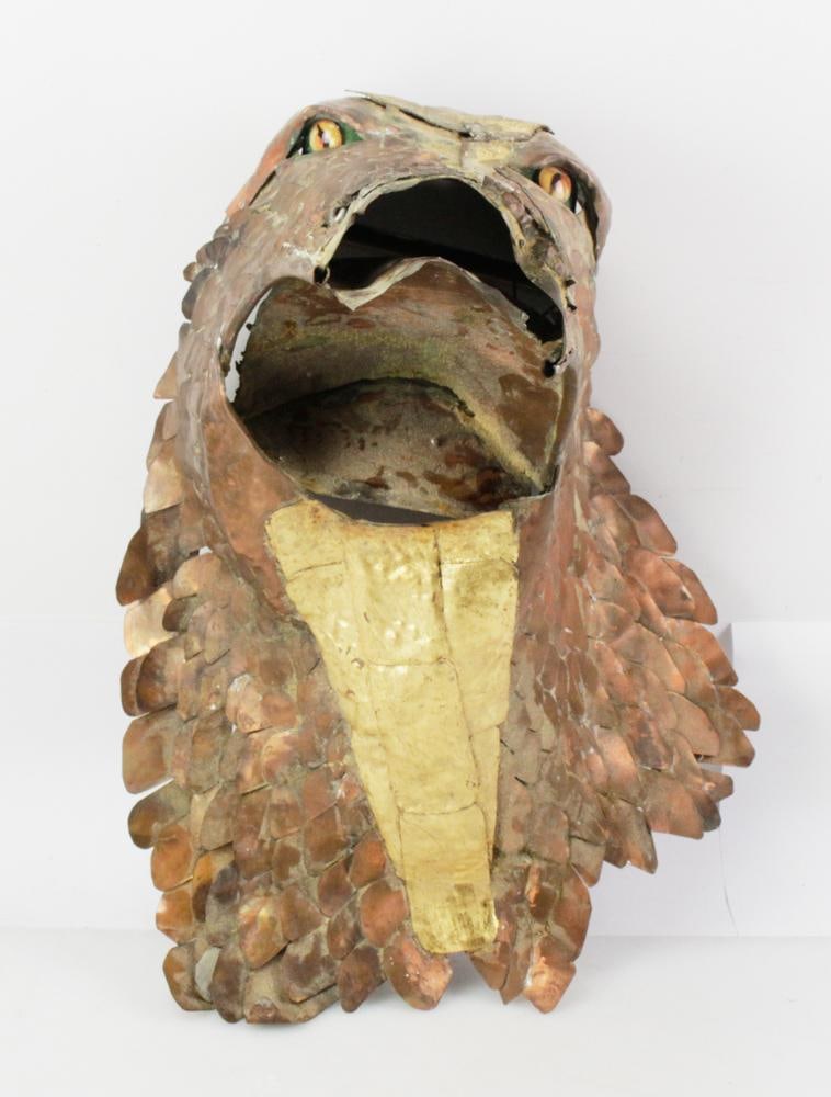 Demand Wall Head Copper: Demand wall head copper. Provenance: Lawrence, Massachusetts collection.