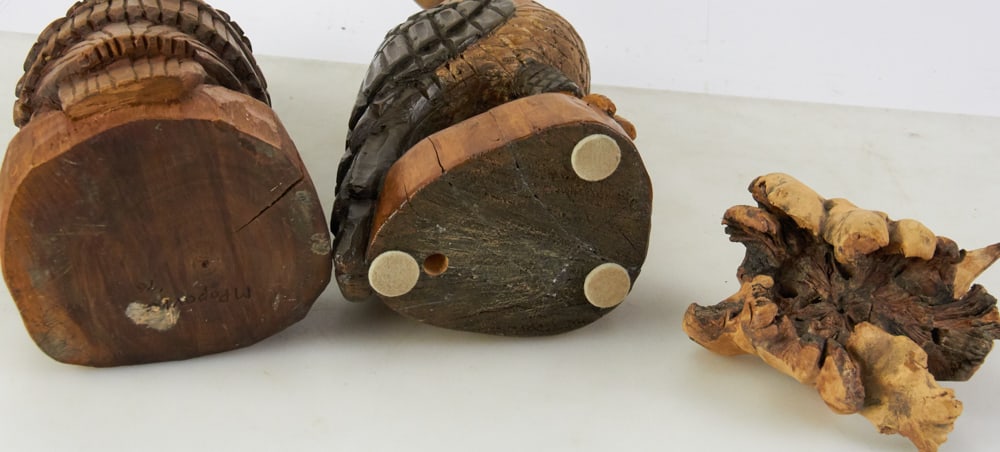 Three Carved Bird Figures - 6