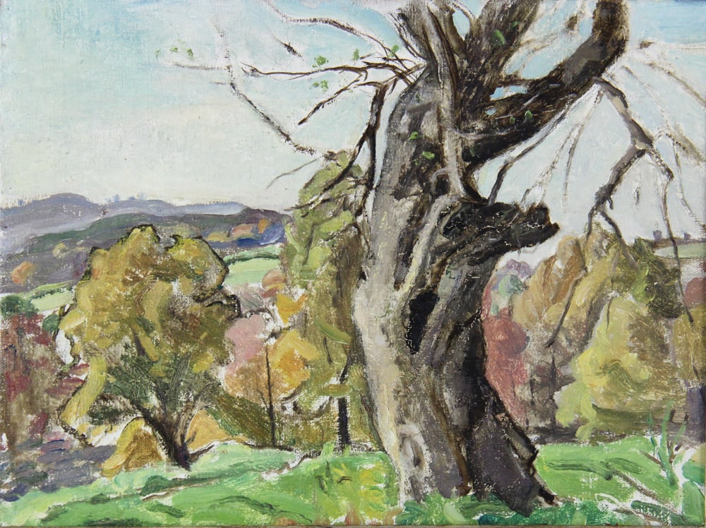 George J. Davidson, Landscape with Tree - 2