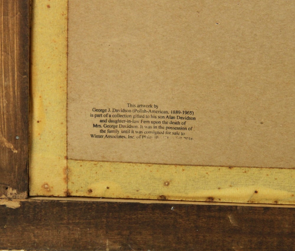 George J. Davidson, Landscape with Tree - 6