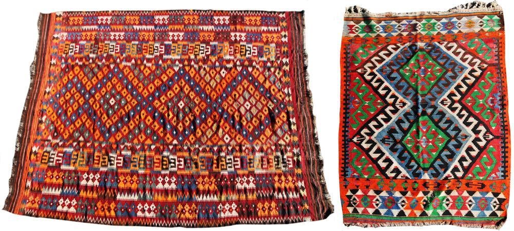 Antique Kilim Rug, Hand-Woven (1 of 13)