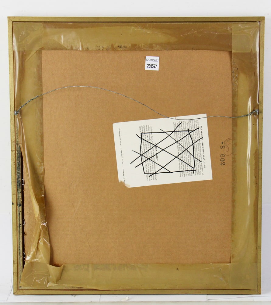 Abstract, Tempera, Signed and Dated 1992 - 5