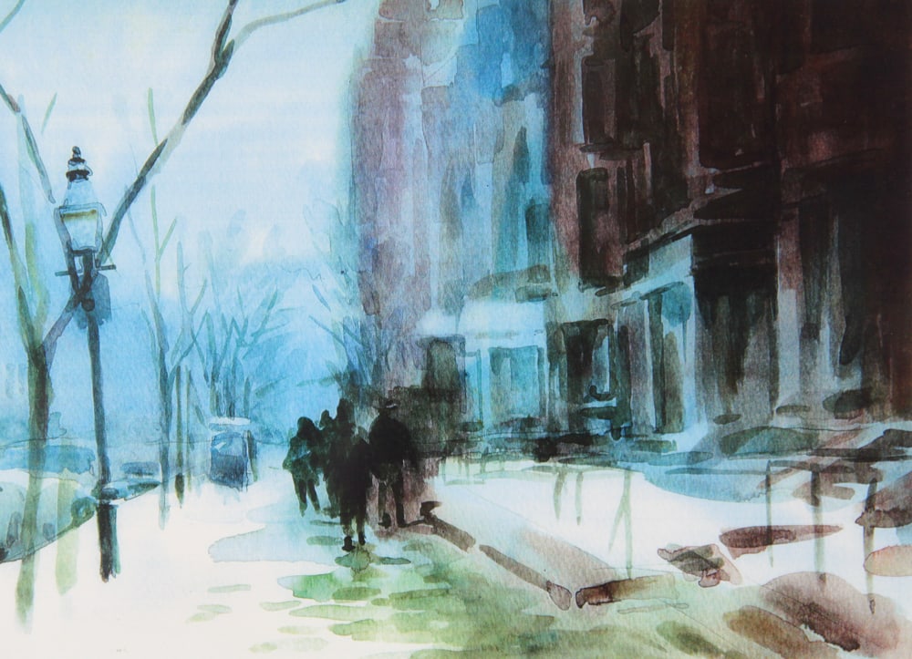 Charlie Wang, "Boston", Offset Lithograph - 3