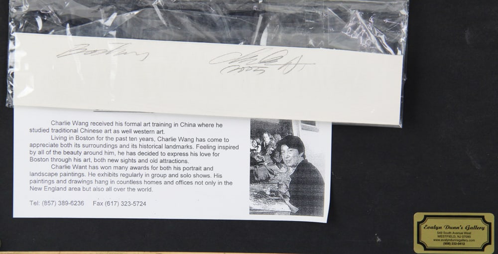 Charlie Wang, "Boston", Offset Lithograph - 6