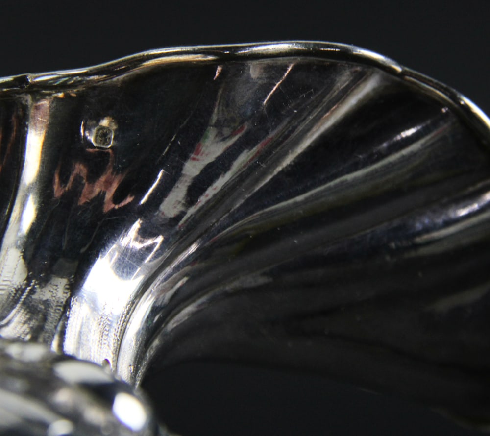 French Repousse Silver Set - 8