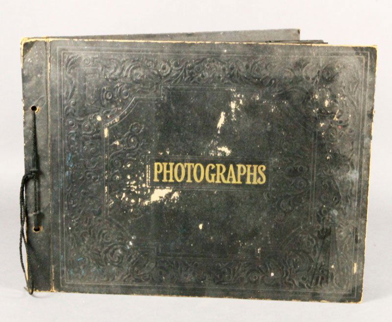 WWII General Infantry Scrapbook: World War II scrap book of a General Infantry soldiers travels to Indo-China, includes Auschwitz photography, 11 1/2"w x 15"l (album).