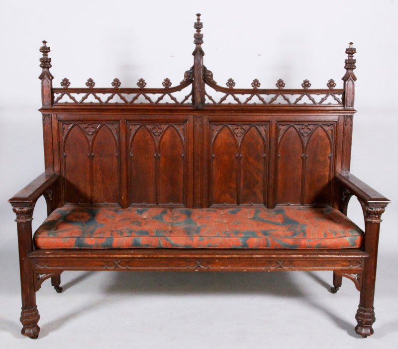 3 Piece Gothic Settee - 3